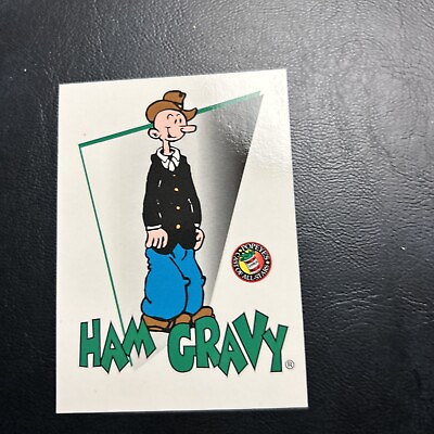 #ad Jb12 Popeye 1994 Card Creations #10 Ham Gravy Cast Of All Stars $3.49