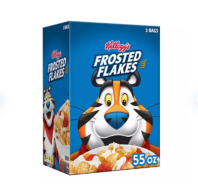 #ad Kellogg#x27;S Frosted Flakes Cereal 55 Oz FREE SHIPPING $16.37