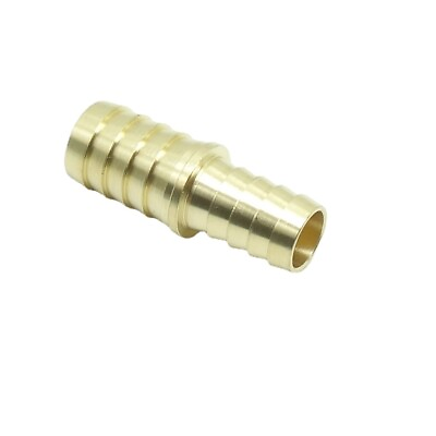 #ad Brass Barb Reducer 5 8quot; to 3 4quot; Barbed Reducing Splicer Mender Adapter Fitting $8.99