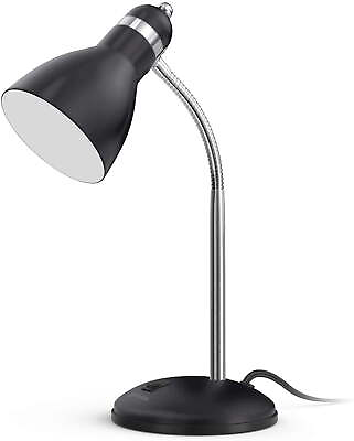 #ad Adjustable Gooseneck Table Lamp for Home Office Bedroom Black $21.99