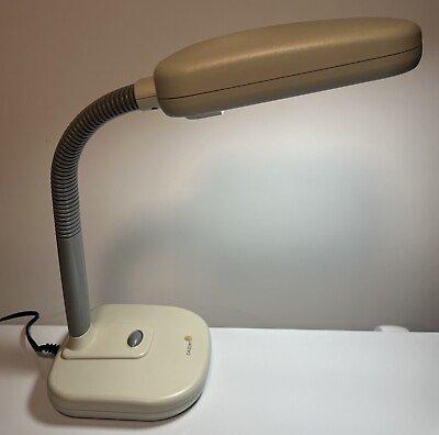 #ad Dazor Model DAZ 27114 Vintage Desk Flexible Gooseneck Lamp 4 Tube Compact $59.95