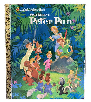#ad Walt Disney#x27;s Peter Pan A Little Golden Book Hard Cover 2007 Green pen on 1st pg $6.39