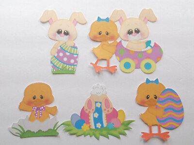 #ad 3D UPick Easter Chicks Eggs Scrapbook Card Making Embellishment $1.39