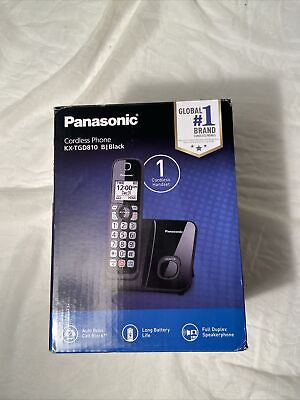 #ad Panasonic KX TGD810 B Cordless Phone Open Box Renewed $27.99