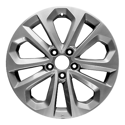 #ad 18x8 5 Double Spoke Wheel; Alloy Machined amp; Painted Bright Silver Metallic 64048 $262.89