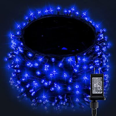 #ad Christmas Lights 300 Led 108ft Christmas Tree Lights With Blue Color 8 Modes Wat $28.27