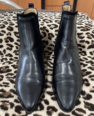 #ad womans I R O BLACK BOOTIES Designer SIZE 9 Italian leather $$$$ $89.00