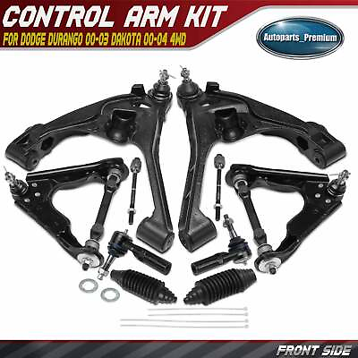 #ad 10x Front Side Control Arm w Ball Joint amp; Tie Rod for Dodge Durango Dakota 4WD $269.99