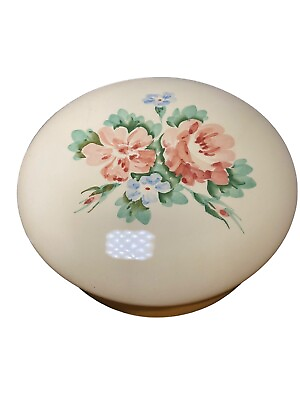 #ad Vtg Ethan Allen Decorative Ceramic Keepsake Jewelry Desk Box Trinket Italy $28.50