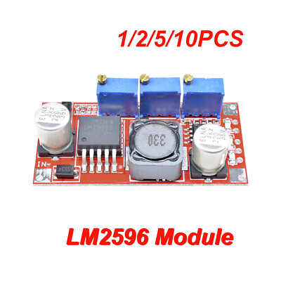 #ad 1 10PC DC DC LM2596 Step Down Adjustable CC CV Power Supply LED Driver Modle $2.65