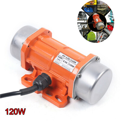 #ad 110V 120W Industrial Vibrating Motor Single Phase Vibrator w Controller 3450RPM $73.82
