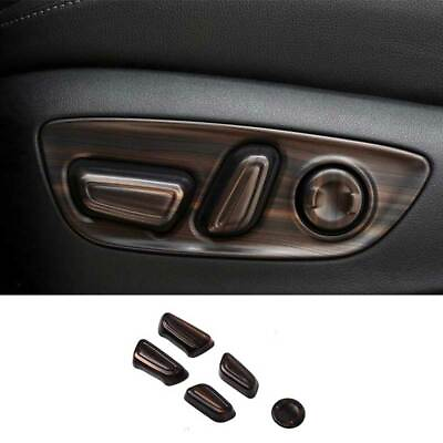 #ad For Toyota Venza Harrier 2021 2023 Wood Grain Seat Adjust Handle Button Cover $30.72