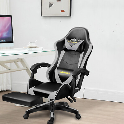 #ad Computer Gaming Chair Ergonomic Office Gamer Chairs Swivel Racing Recliner $125.74