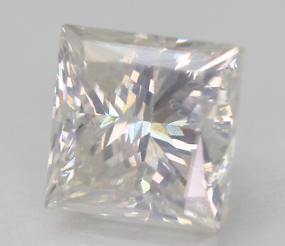 #ad Certified 0.96 Carat E SI1 Princess Enhanced Natural Loose Diamond 5.34x5.22mm $1081.99