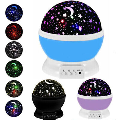 #ad 360° USB LED Star Light Sleep Romantic Starry Night Sky Projector Cosmos Lamp US $8.99