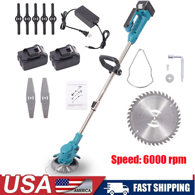 #ad 24V Electric Weed Lawn Weeder Cord Grass String Trimmers Cutter Courtyards Parks $65.17