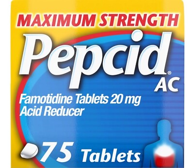 #ad Pepcid AC Maximum Strength 75 Tablets Exp. 04 2025 $14.50