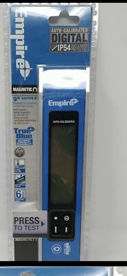 #ad Empire IP54 EM105 9 9quot; Magnetic Digital Torpedo Level New#521 $65.00