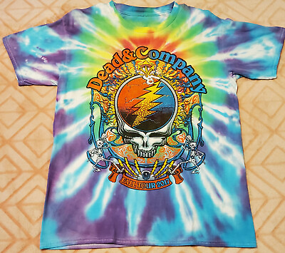 #ad Dead And Company Official Fall Tour 2017 Tie Dyed T Shirt estimated Size Medium $64.99
