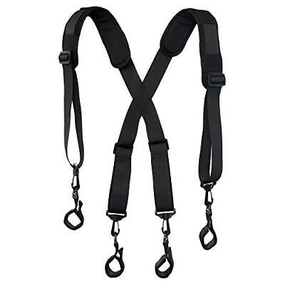 #ad Men Paddded Adjustable Tool Belt Suspender Duty Belt Suspender Tactical Duty $17.59