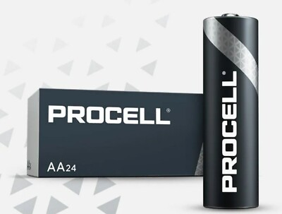 #ad 4 Boxes Of 24 Each Procell AA Industrial batteries 96 Total FREE SHIPPING $40.00
