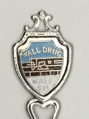 #ad Wall Drug Store Wall South Dakota Vintage Souvenir Spoon Collectible $3.95
