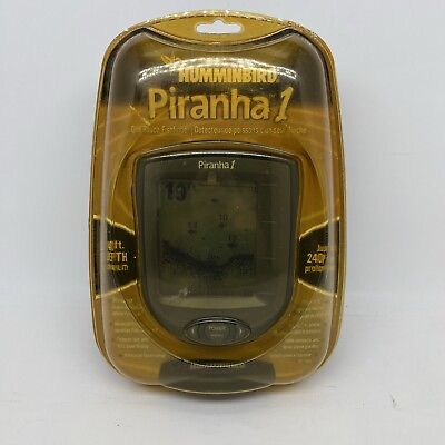 #ad Hummingbird Piranha 1 Fish Finder Head With Transducer And Mount Open Packaging $79.99