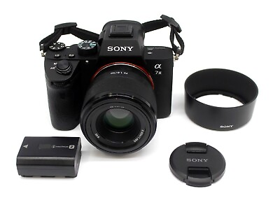#ad Sony Alpha A7 III 24.2MP Digital Camera With Sony SEL50F18F 50mm f 1.8 Lens Kit $1299.99