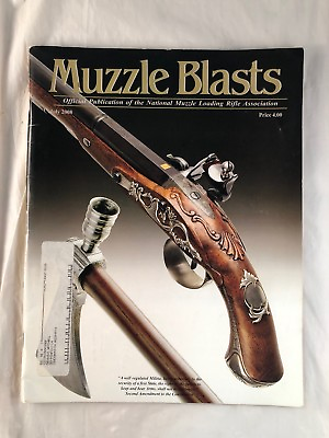 #ad Muzzle Blasts Magazine July 2008 National Muzzle Loading Rifle Association Guns $10.00