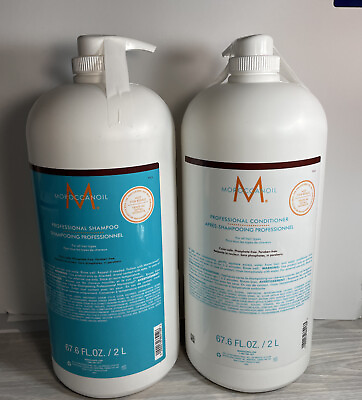 #ad Moroccanoil professional Shampoo And Conditioner For All Hair Type 67.6 oz 2Lite $152.99