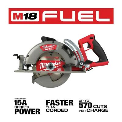 #ad Rear Handle Circular Saw M18 FUEL Lithium Ion Cordless 7 1 4 in. Tool Only $326.43