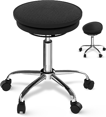 #ad Wobble Stool Air balance ball chair on wheels alternative rolling stool with for $75.46