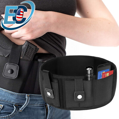 #ad Tactical Belly Band Holster Concealed Hidden Carry Pistol Hand Gun Waist Belt $11.99