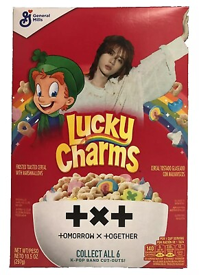 #ad 🔵 NEW GENERAL MILLS LUCKY CHARMS CEREAL K POP TXT TOMORROW X TOGETHER 18.6oz $18.99