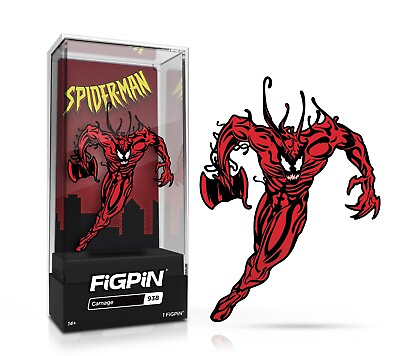 #ad SDCC 2022 FiGPiN EXCLUSIVE MARVEL SPIDER MAN CARNAGE #938 LE 1500 PIN $44.99