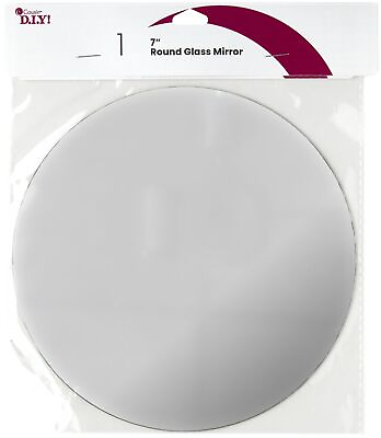 #ad Round Glass Mirror Silver $9.09