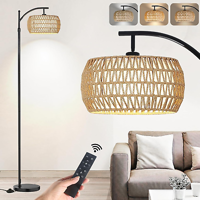 #ad Arc Floor Lamp for Living RoomFarmhouse Floor Lamps with Remote Control amp; Dimma $86.61