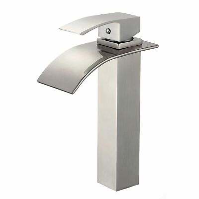 #ad Brushed Nickel Bathroom Sink Faucet Single Handle $196.99