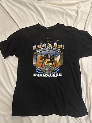 #ad Vintage Rock and Roll Hall of Fame T Shirt Size XL $12.00