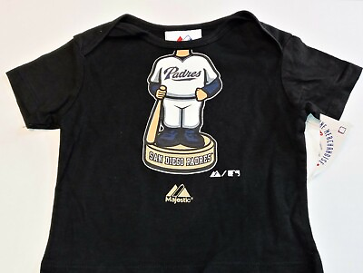 #ad San Diego Padres Be A Baseball Bobblehead MLB Infant Baby Shirt New 3 6 Months $10.16