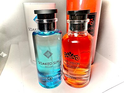 #ad 2 X 1 Soaked Sun Exlcusif EDP 1 Luxe Vision By The Seashore SEALED 3.4#x27;s $99.99
