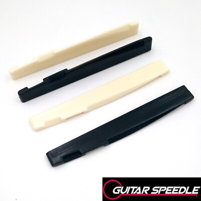 #ad Acoustic Classical Guitar Saddle Black or White Bridge 71mm 7cm $4.48