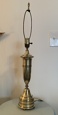 #ad #ad Vintage Antique Solid Brass 1 Light Desk Table Lamp $49.99