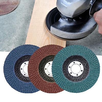 #ad 5 Inch Flap Disc High Torque Widely Used High Efficiency Grinding Wheel 3 Colors $8.08
