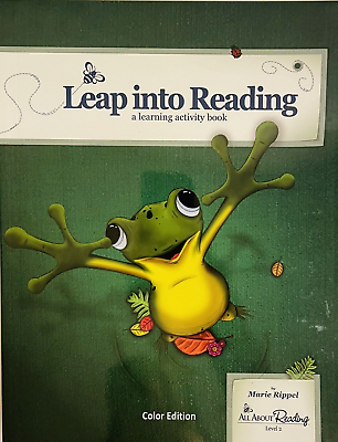 #ad All About Reading Level 2 Leap into Reading Student Activity Book Color Edition $35.00