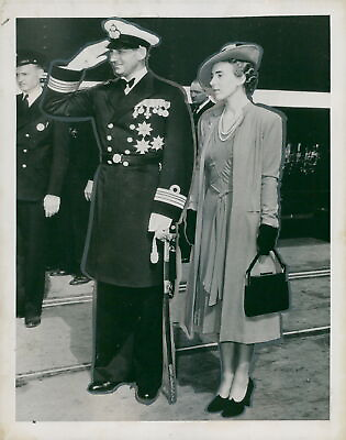 #ad Crown Prince Frederik and Crown Princess Ingrid... Vintage Photograph 1518876 $13.90