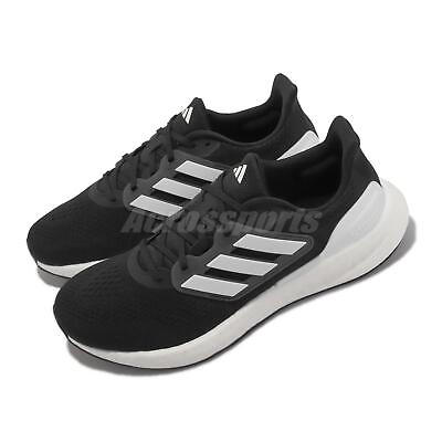 #ad adidas Pureboost 23 Wide Core Black White Men Unisex Road Running Shoes IF4839 $144.99