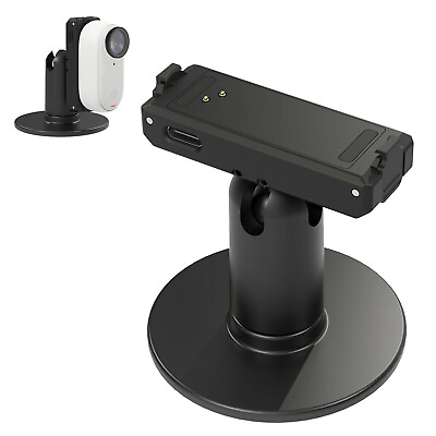 #ad NEW Quick Release Magnetic Charging Pivot Stand Mount Bracket for Insta360 GO Uw $26.59