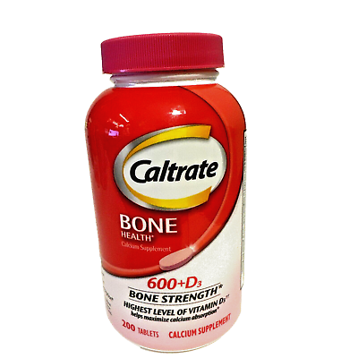 #ad Caltrate 600D3 Calcium and Vitamin D Supplement Tablets 200 Count 5 24 $12.98