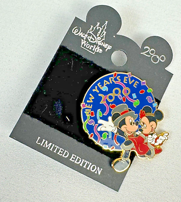 #ad WDW Walt Disney World New Year#x27;s Eve 2000 Mickey amp; Minnie LE7500 $19.46